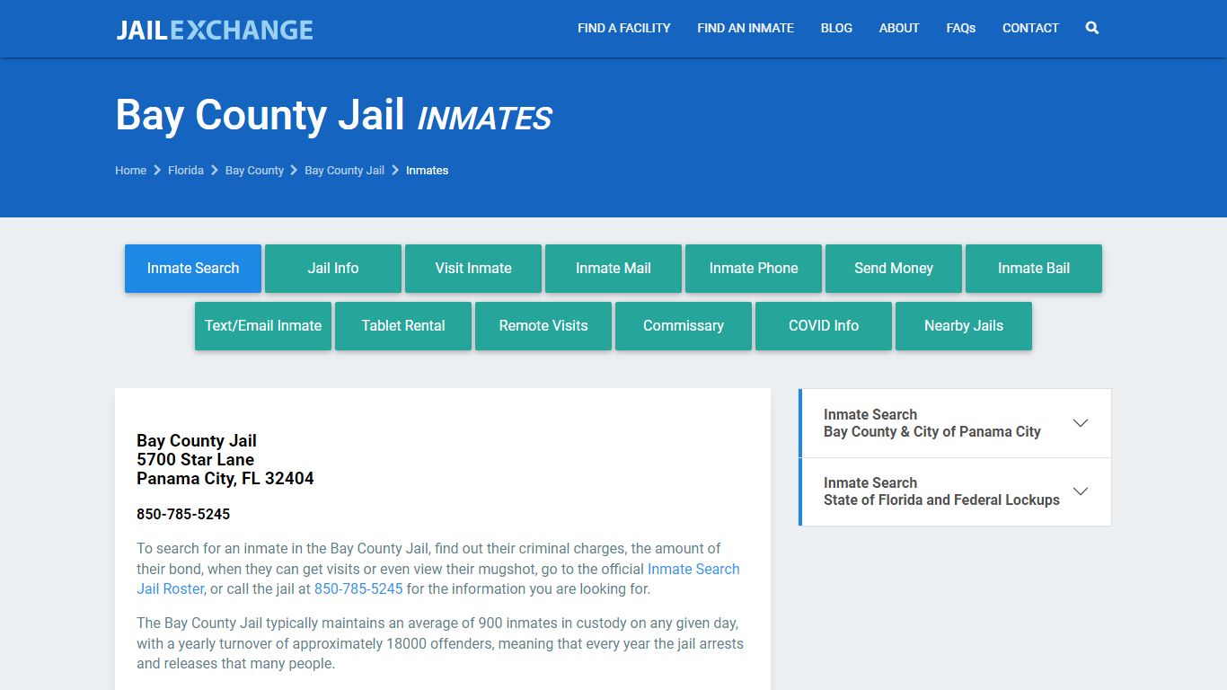 Bay County Jail Inmates | Arrests | Mugshots | FL